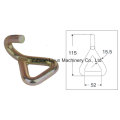 50mm X 5000kg Single J-Hook, High Quality Metal Hardware for Straps